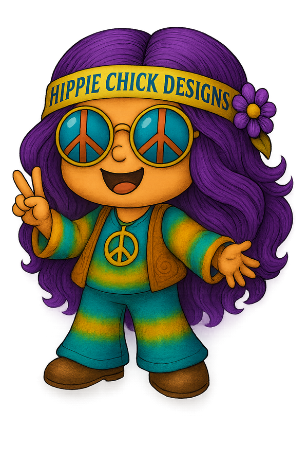 Purple Haired Hippie Chick